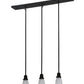 Meyda Lighting Revival Oyster Bay 36" 3-Light Craftsman Brown Goblet Island Pendant Light With White Opal Shade Glass
