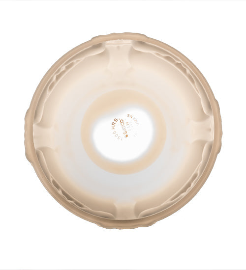 Meyda Lighting Revival Oyster Bay 5" Craftsman Brown Garland Mini Pendant Light With White Shade Glass