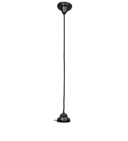 Meyda Lighting Revival Schoolhouse 8" Craftsman Brown Deco Cone Globe Mini Pendant Light With White Opal Shade Glass