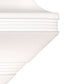 Meyda Lighting Revival Schoolhouse 9" Brushed Brass Deco Cone Pendant Light With White Globe Shade Glass