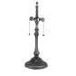 Meyda Lighting Ribbed 24" 2-Light Mahogany Bronze Table Lamp Base