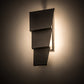 Meyda Lighting Ribbon 10" 2-Light Pewter Wall Sconce