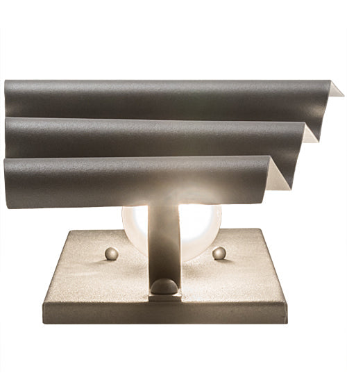 Meyda Lighting Ribbon 10" 2-Light Pewter Wall Sconce