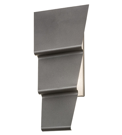 Meyda Lighting Ribbon 10" 2-Light Pewter Wall Sconce