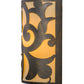 Meyda Lighting Rickard 254972 8" 2-Light French Bronze Wall Sconce With Provostone Idalight Shade