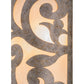 Meyda Lighting Rickard 8" 2-Light LED Corinth ADA Wall Sconce With Sahara Taupe Idalight Shade Glass