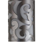Meyda Lighting Rickard 8" 2-Light Nickel Powder Coat Wall Sconce With White Statuario Idalight Shade Glass