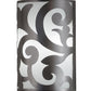 Meyda Lighting Rickard 8" 2-Light Nickel Powder Coat Wall Sconce With White Statuario Idalight Shade Glass