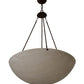 Meyda Lighting Rio 32" 5-Light Rustic Iron Inverted Pendant Light With Fleshtone Idalight