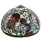 Meyda Lighting Romance Rose 20" Multi-Colored Stained Shade Glass