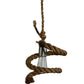 Meyda Lighting Rope 10" Mini Pendant Light With Clear Shade Glass