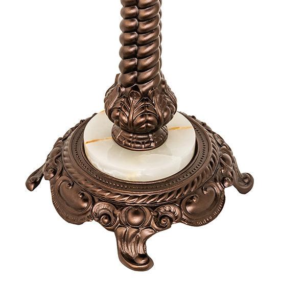 Meyda Lighting Rope 16" Mahogany Bronze Table Lamp Base