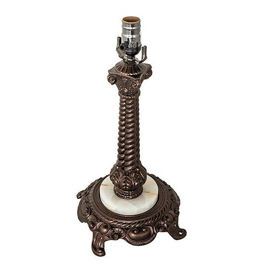 Meyda Lighting Rope 16" Mahogany Bronze Table Lamp Base