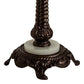 Meyda Lighting Rope 27" 2-Light Mahogany Bronze Table Lamp Base