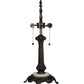 Meyda Lighting Rope 27" 2-Light Mahogany Bronze Table Lamp Base