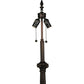 Meyda Lighting Rope 31" 2-Light Mahogany Bronze Table Lamp Base