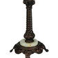 Meyda Lighting Rope 31" 2-Light Mahogany Bronze Table Lamp Base
