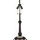 Meyda Lighting Rope 31" 2-Light Mahogany Bronze Table Lamp Base