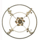 Meyda Lighting Rosa 42" 12-Light 2-Tier Tuscan Ivory Pendant Light With Faux Candlelight