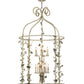 Meyda Lighting Rosa 42" 12-Light 2-Tier Tuscan Ivory Pendant Light With Faux Candlelight