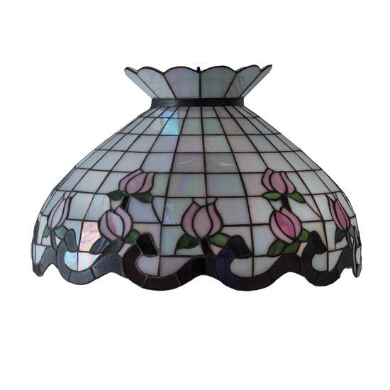 Meyda Lighting Roseborder 20" Shade Glass