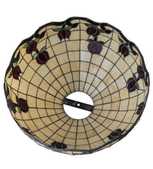 Meyda Lighting Roseborder 23" Multi-Colored Shade