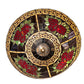Meyda Lighting Roses & Scrolls 18" Multi-Colored Stained Shade Glass