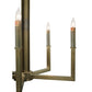 Meyda Lighting Rula 20" 5-Light Brushed Nickel Chandelier