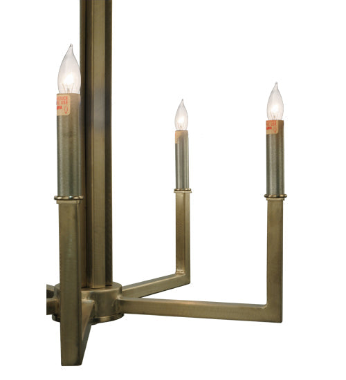 Meyda Lighting Rula 20" 5-Light Brushed Nickel Chandelier