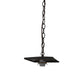 Meyda Lighting Running Horses 10" Timeless Bronze Pendant Light With Silver Mica Shade Glass