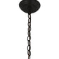 Meyda Lighting Running Horses 10" Timeless Bronze Pendant Light With Silver Mica Shade Glass