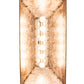 Meyda Lighting Rustlers 33" 6-Light Antique Copper Island Pendant Light With Silver Mica Shade Glass