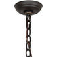 Meyda Lighting Sacha 42" 7-Light Oil Rubbed Bronze And Nickel Pendant Light