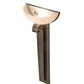 Meyda Lighting Salome 13" Gilded Tobacco Wall Sconce With Beige Sahara Taupe Idalight Shade