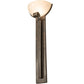 Meyda Lighting Salome 13" Gilded Tobacco Wall Sconce With Beige Sahara Taupe Idalight Shade