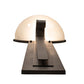 Meyda Lighting Salome 13" Gilded Tobacco Wall Sconce With Beige Sahara Taupe Idalight Shade