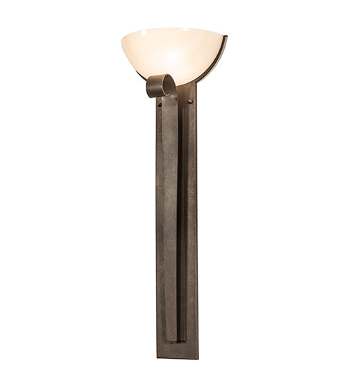 Meyda Lighting Salome 13" Gilded Tobacco Wall Sconce With Beige Sahara Taupe Idalight Shade