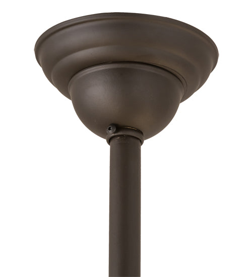 Meyda Lighting Salome 46" 2-Light Oil Rubbed Bronze Island Pendant Light With White Opal Shade Glass