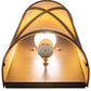 Meyda Lighting Saltire Craftsman 7" Oil Rubbed Bronze Wall Sconce With Beige Tawnyrock Idalight Shade Glass