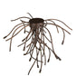 Meyda Lighting Samara 40" 15-Light LED Delmonico Bronze Flush Mount Light