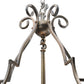 Meyda Lighting Sanctuary 31" 15-Light 3-Tier Antique Brass Pendant Light With Crystal Idalight Shade Glass
