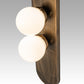 Meyda Lighting Sanderson 6" 4-Light Antique Copper Wall Sconce With White Opal Shade Glass