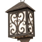 Meyda Lighting Sandro 10" Coffee Bean Wall Sconce With White Statuario Idalight Shade