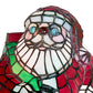 Meyda Lighting Santa Claus 13" Accent Table Lamp With Multi-Colored Shade Glass