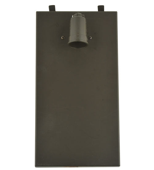 Meyda Lighting Santa Fe 11" Timeless Bronze Wall Sconce With Beige Iridescent Shade Glass