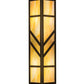 Meyda Lighting Santa Fe 183952 7" 2-Light Oil Rubbed Bronze Wall Sconce With Beige Iridescent Shade Glass