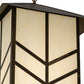 Meyda Lighting Santa Fe 42" Antique Copper Pendant Light With Creme Carrare Idalight Shade Glass