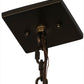 Meyda Lighting Santa Fe 42" Antique Copper Pendant Light With Creme Carrare Idalight Shade Glass