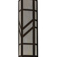 Meyda Lighting Santa Fe 7" 2-Light Antique Copper Wall Sconce With Creme Carrare Idalight Shade Glass