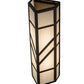 Meyda Lighting Santa Fe 7" 2-Light Antique Copper Wall Sconce With Creme Carrare Idalight Shade Glass